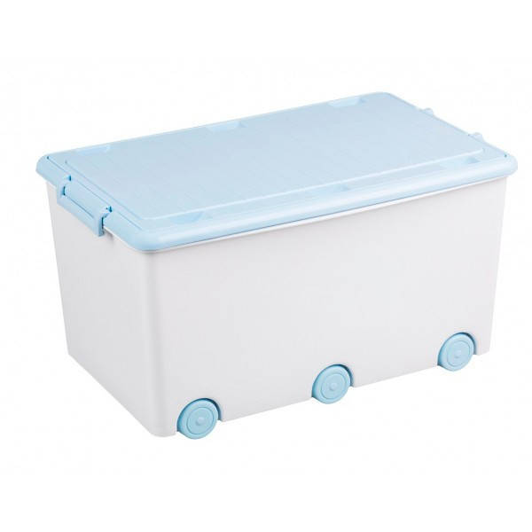 

Ящик для игрушек Tega Rabbits KR-010 (white-blue), Белый