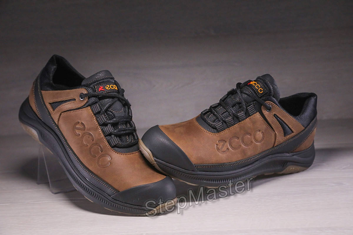 

Кроссовки мужские кожаные ECCO Urban Nubuck Olive 45, Оливковый