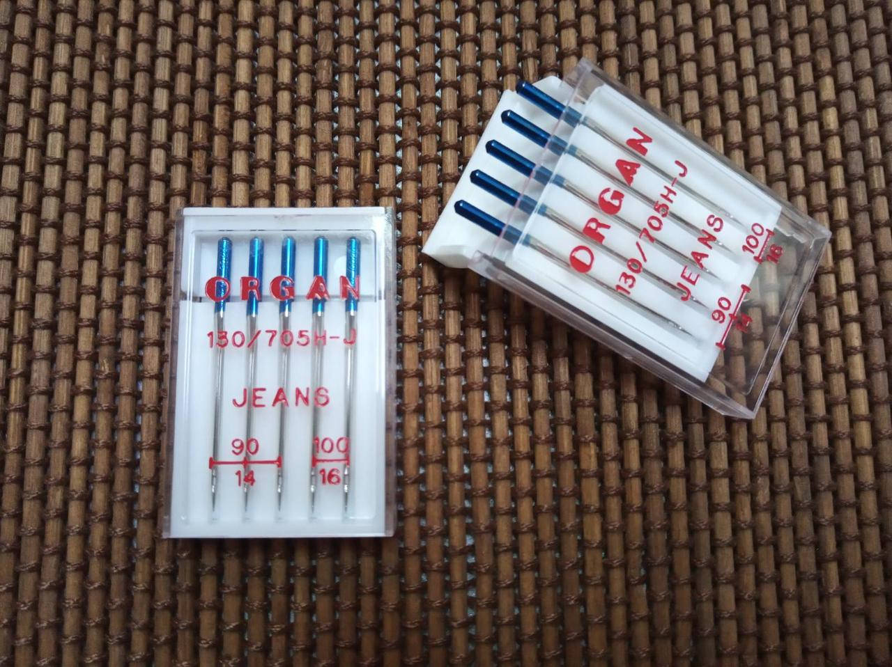 

Голки Джинс для побутових швейних машин ORGAN №90-100