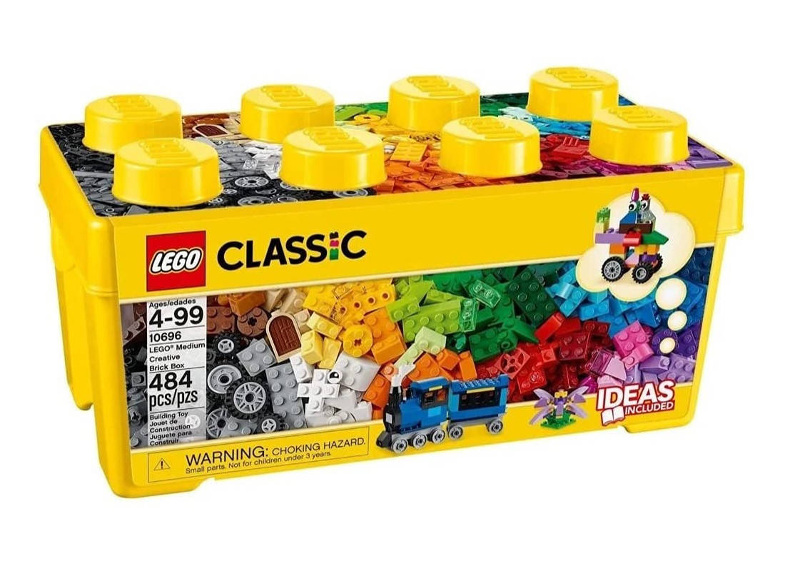 

Конструктор LEGO Classic Набор для творчества среднего размера 484 детали (10696), Разные цвета