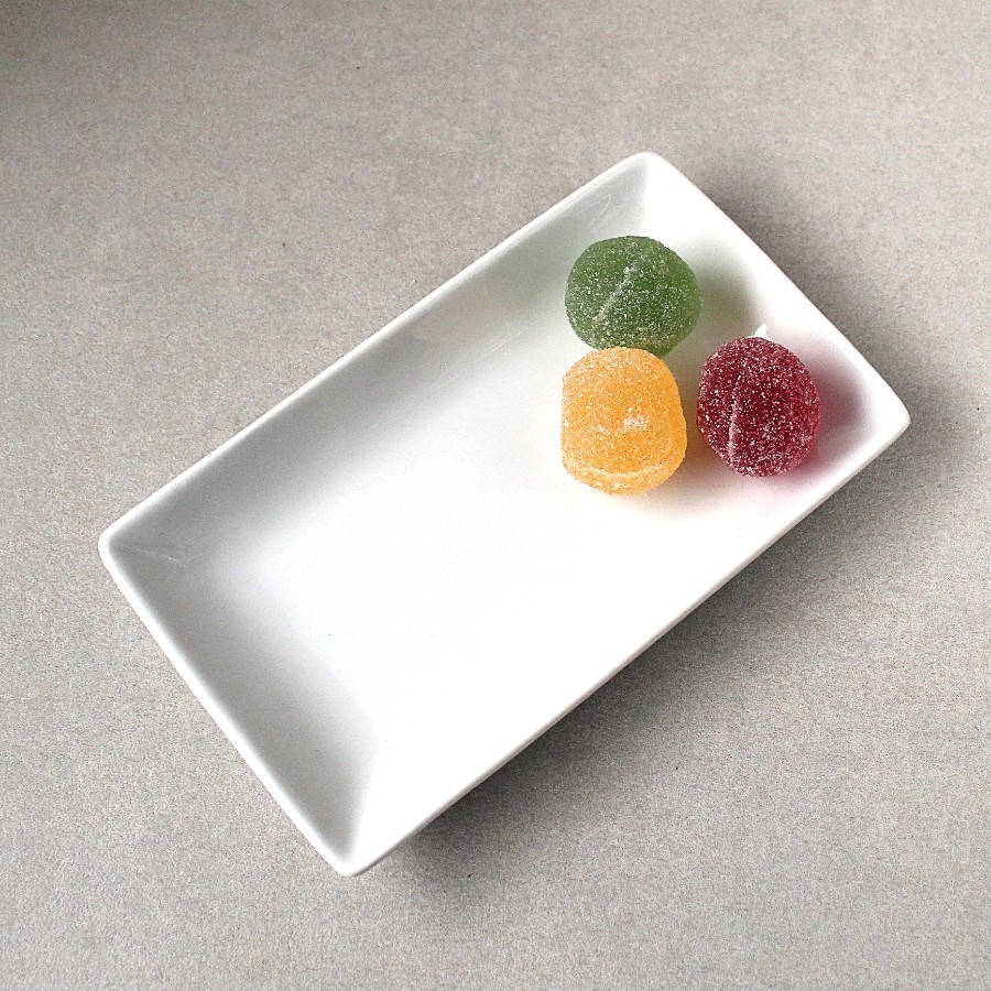 

Блюдо прямоугольное фарфоровое HLS 165х95 мм (A1135), Белый