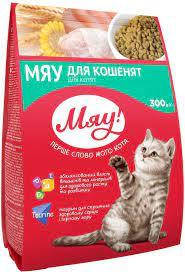 

Сухий корм Мяу ....для кошенят 300г
