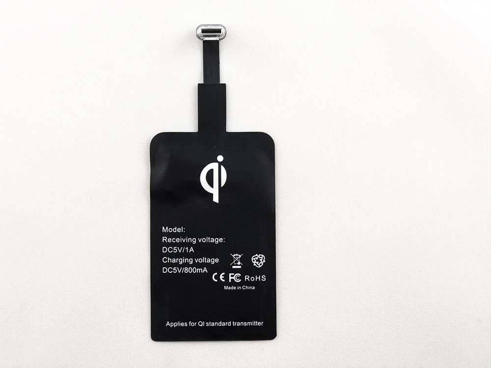 

Qi-Ресивер/приемник беспроводной зарядки для Android micro USB type C, Черный