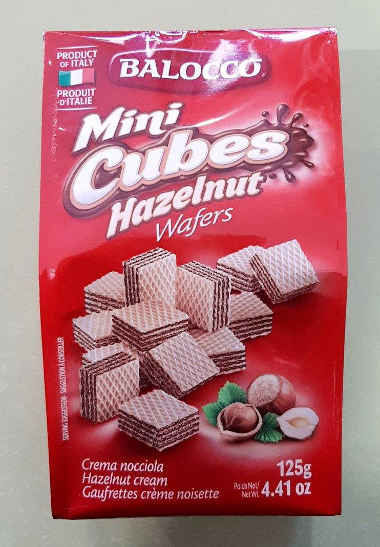 

Вафли Balocco Mini Cubes фундук 125 г Уценка сроки