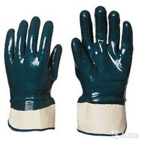 

Перчатки краги нитриловые мбс "Нафтовик"