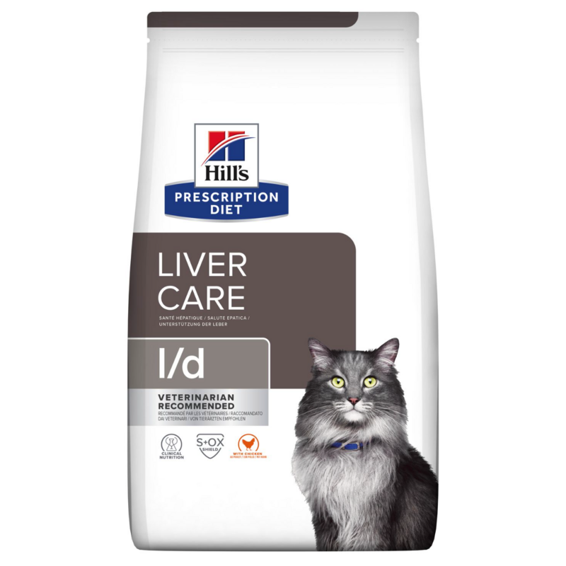 

Hill's PD l/d Liver Care Лечебный корм для кошек при заболеваниях печени 1.5 кг Акция