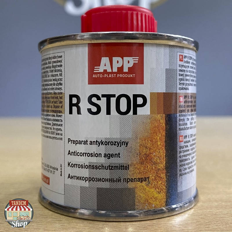 

Антикоррозионный препарат (преобразователь ржавчины) APP R-STOP, 100 мл, Коричневый