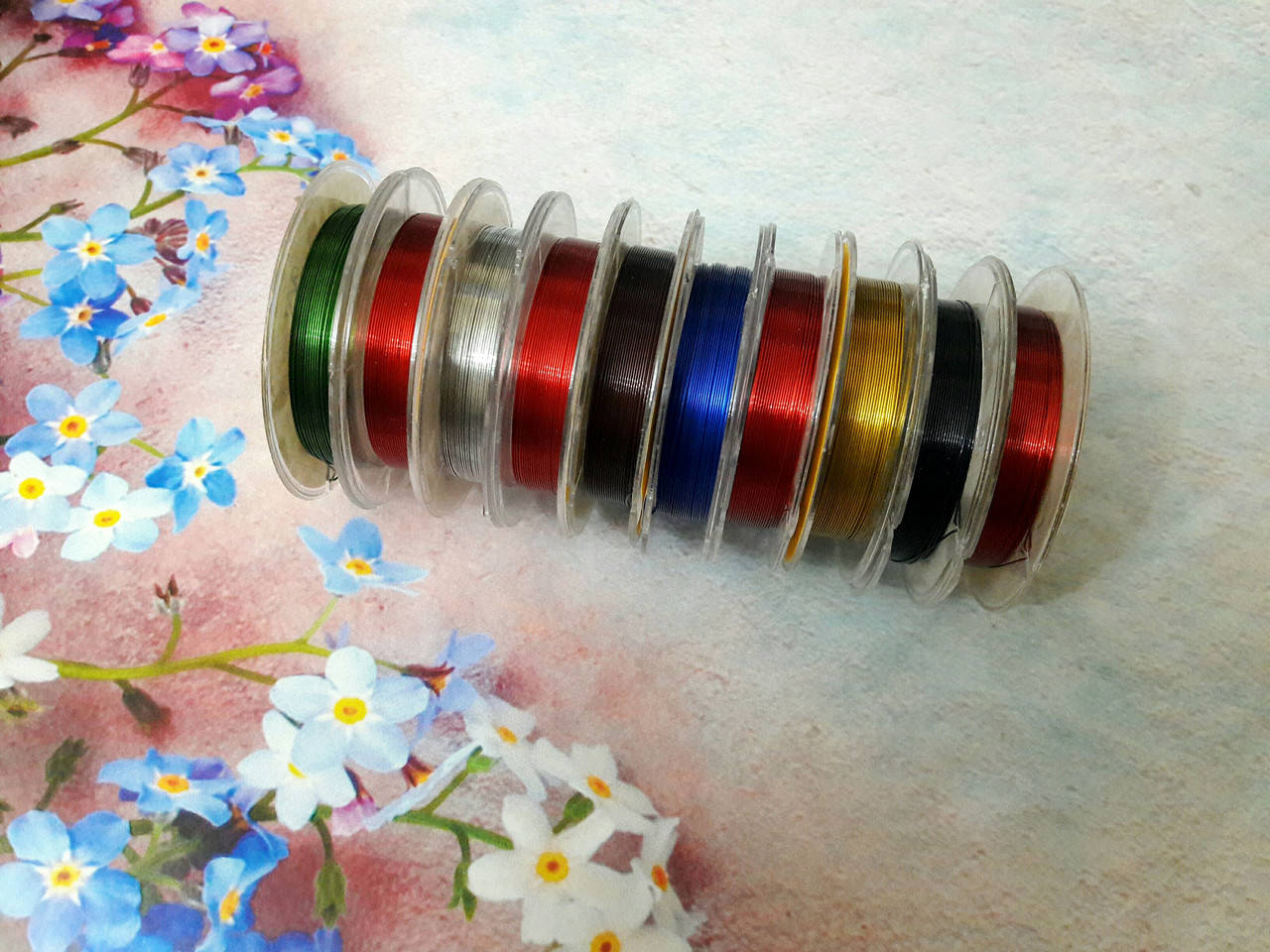 

Проволка для бисера 0,3мм Асорти