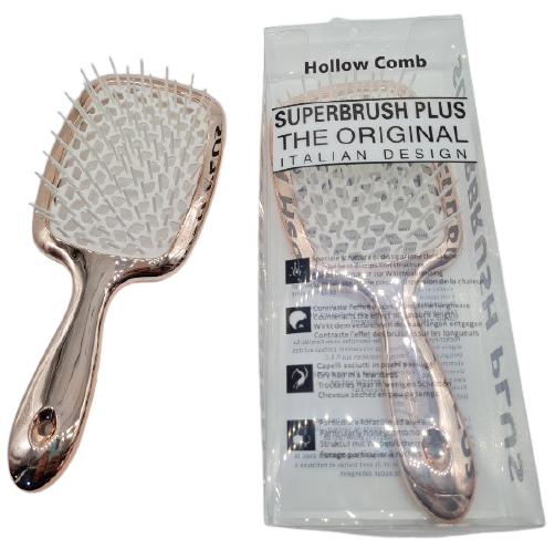 

Расческа паутина с отверстиями Hollow Comb Италия, золотистый глянец