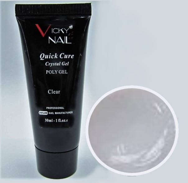 

ГЕЛЬ ГИБРИД , ПОЛИГЕЛЬ (ПРОЗРАЧНЫЙ) VICKY NAIL