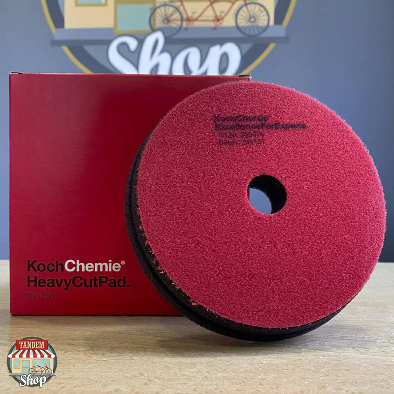 

Полировальный круг ультражесткий Koch Chemie Heavy Cut Pad, Ø150 мм x 23 мм Красный