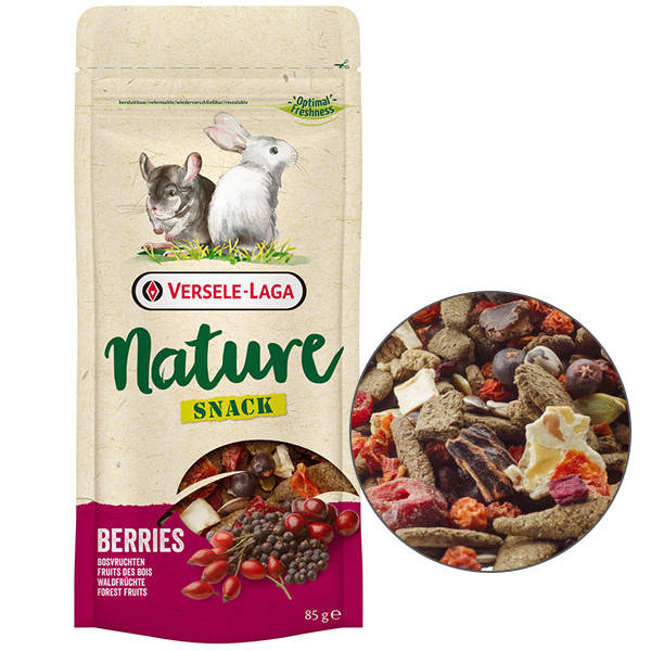

VERSELE-LAGA NATURE SNACK BERRIES НАТЮР СНЕК ЯГОДИ додатковий корм ласощі для кроликів та гризунів 85г.