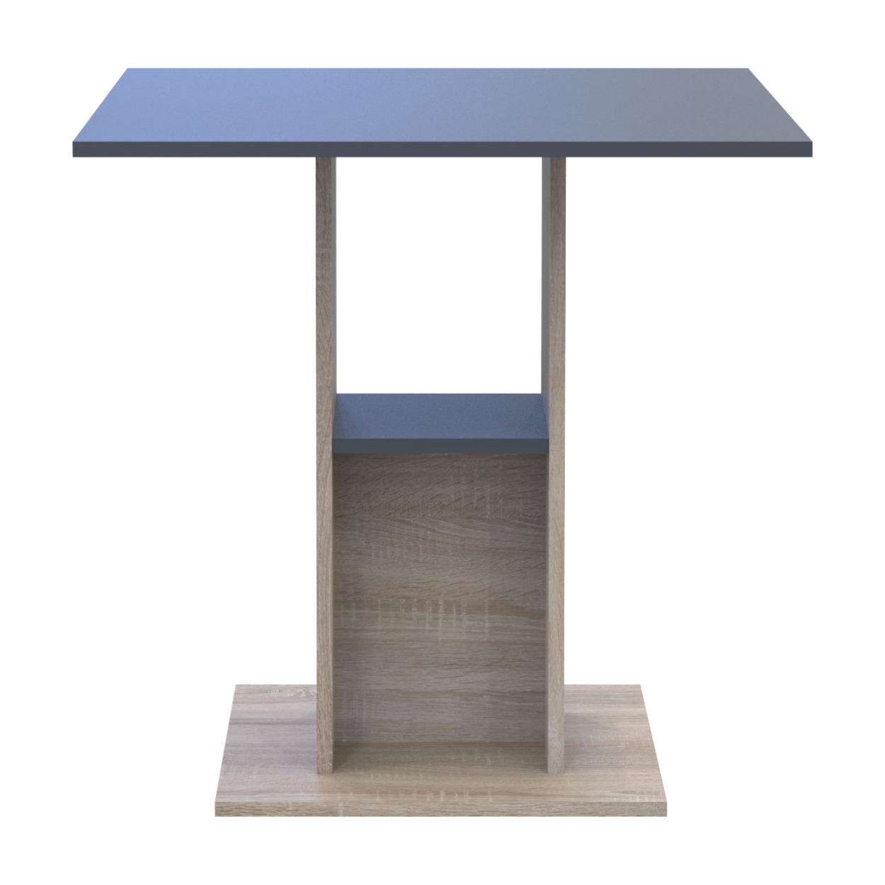 Столовий стіл Doros Коуд Дуб сонома/Графіт 70х70х74 (41510132) 2