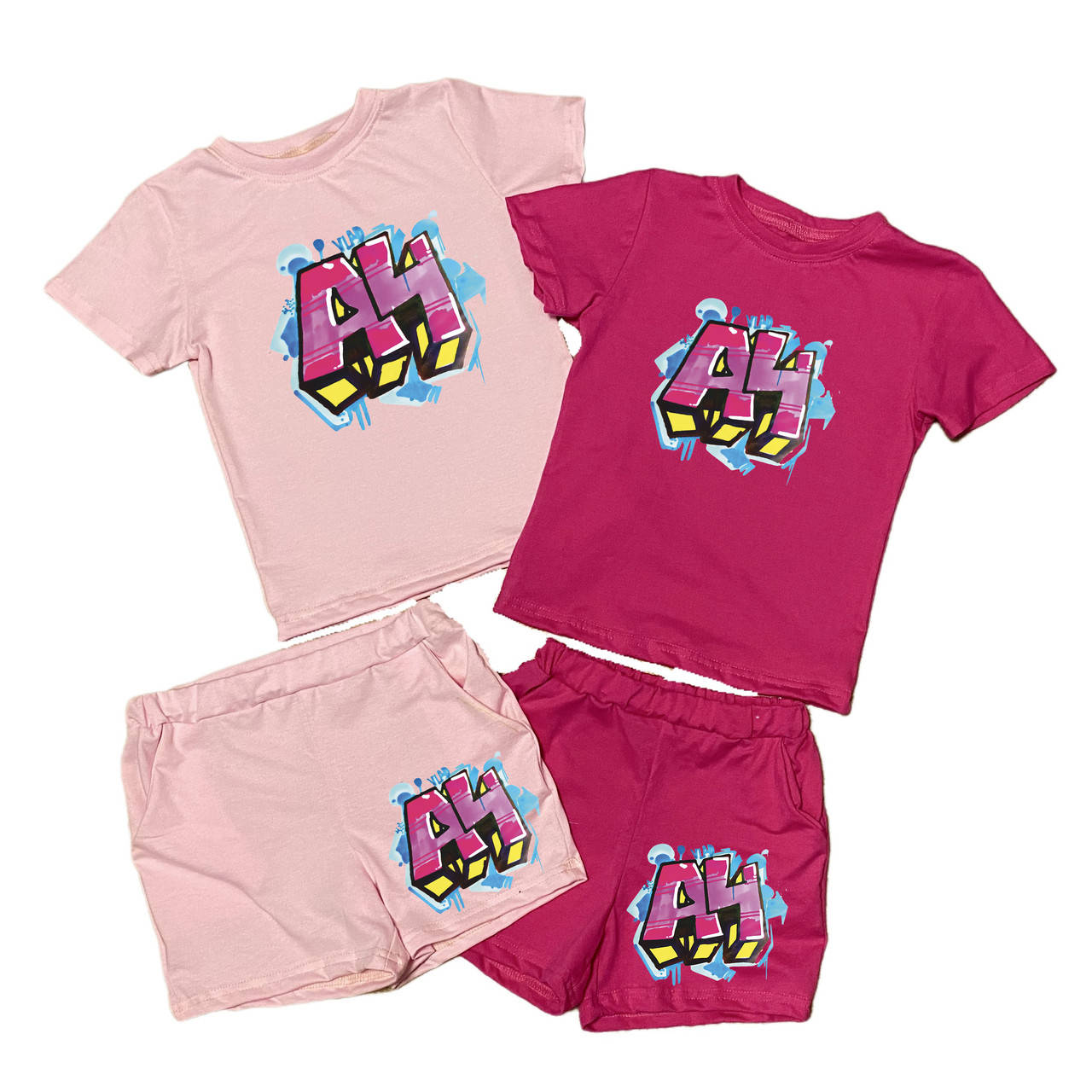 

Стильный летний костюм для девочки Влад а4 бумага, 3-16 лет 146, Розовый