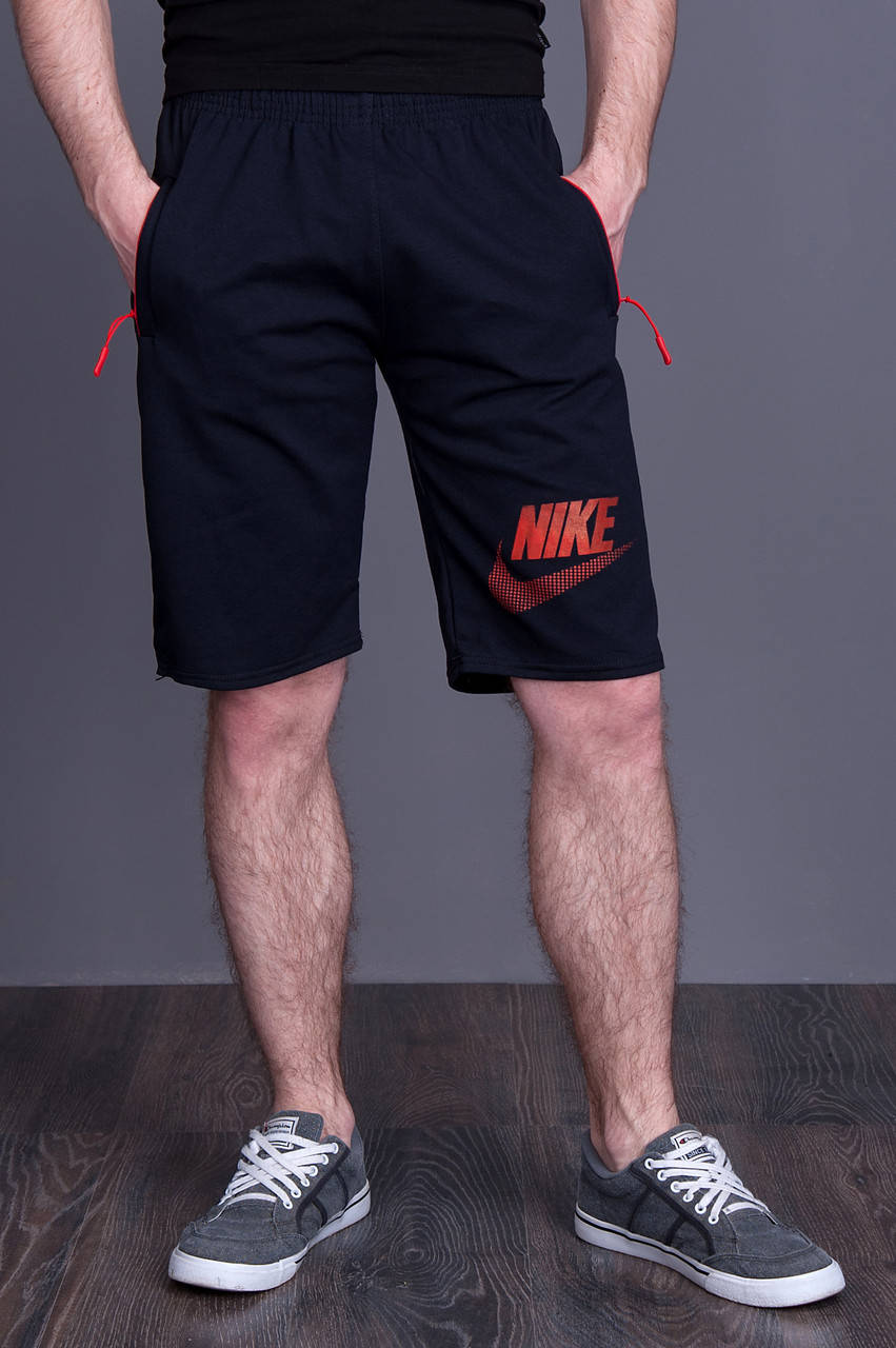 

Чоловічі трикотажні шорти NIKE темно-синього кольору, Темно-синий