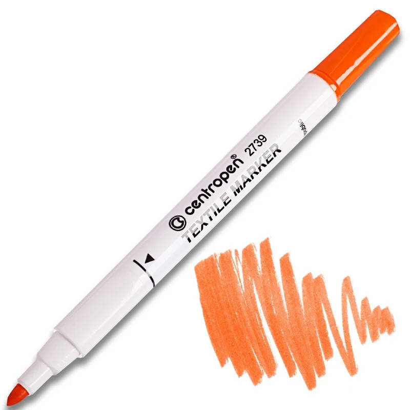 

Маркер Textile 2739 2 мм оранжевый Centropen (6340)