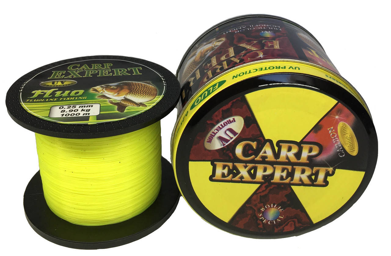 

Леска Рыболовная Carp Expert UV Fluo Yellow 1000 м, Желтый