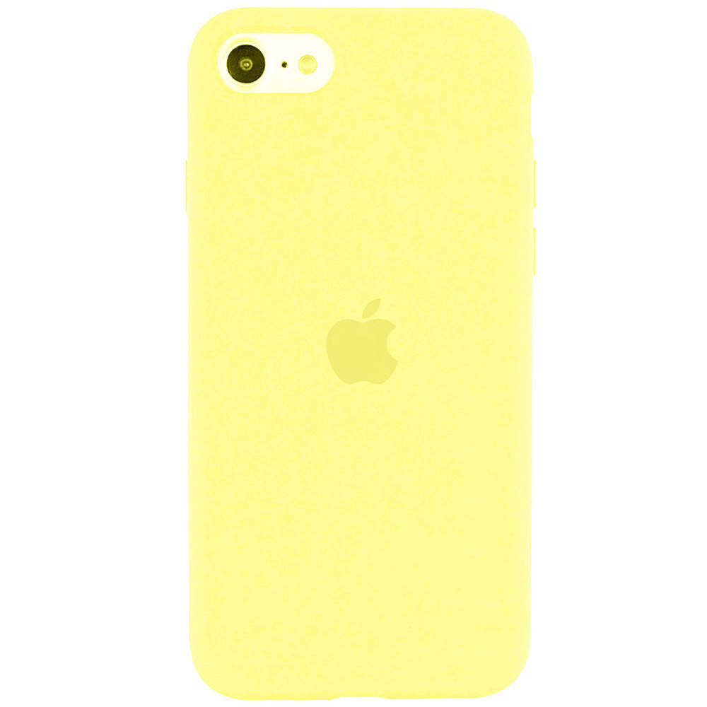 

Чехол Silicone Case Full для Apple iPhone 7 / 8 / Se 2020 с Закрытым Низом (Mellow Yellow), Желтый