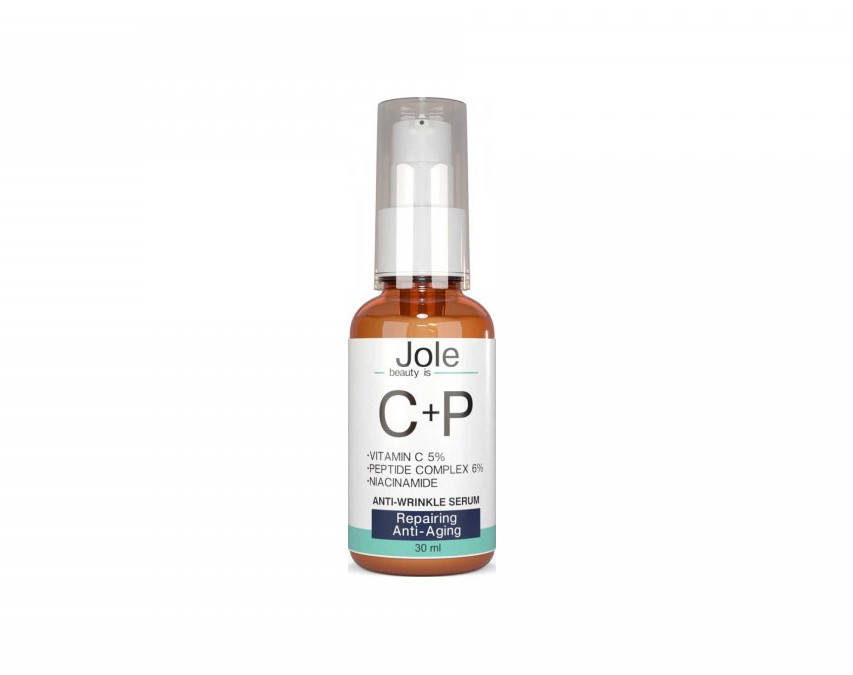 

Сыворотка с витамином С и Пептидами Jole C+P Anti-Wrinkle Serum 30ml