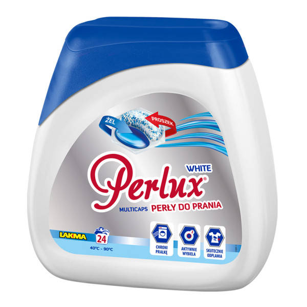 

Капсулы для стирки PERLUX WHITE 24шт/уп