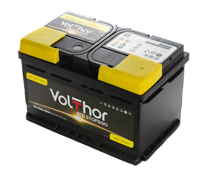 

Аккумулятор автомобильный VolThor 6СТ-65 АзЕ EFB Stop&Go