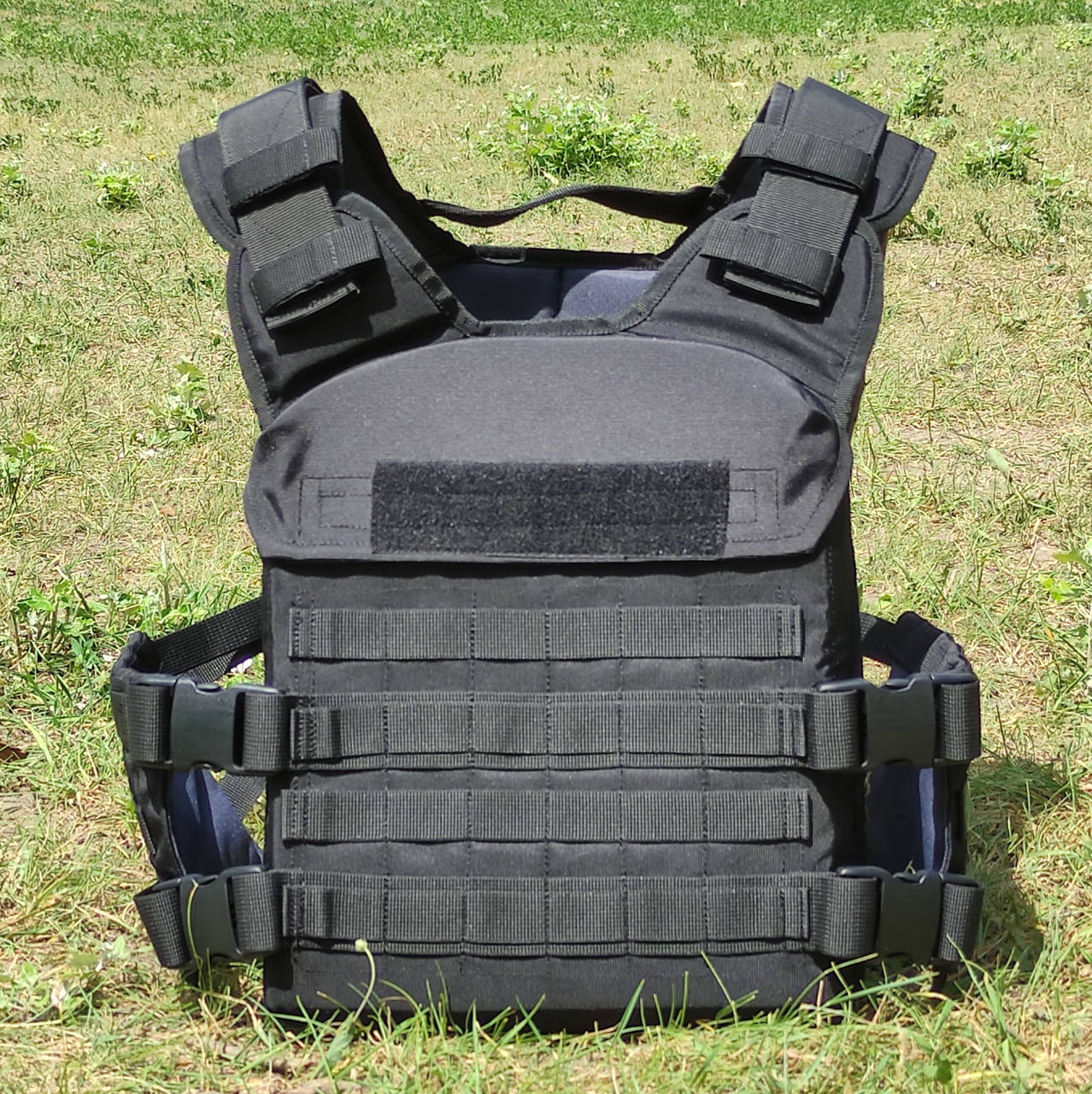 

Плитоноска Черная Полиция усиленная FAPC gen IV СБУ охрана Plate Carrier Плейт Керриер бронежилет без плит