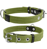 

Нашийник брезентовий Collar х/б тасьма 41-53 см 25 мм Зелений (6137)