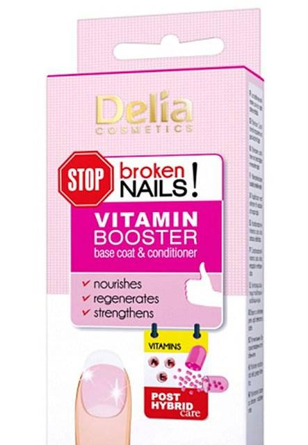 

Мультивитаминный кондиционер для поврежденных ногтей Delia Cosmetics Vitamin Booster 11 мл