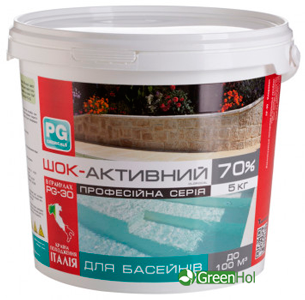 

Шок Хлор для бассейна PG-30 70% 5 кг (гранулы) Clorocal