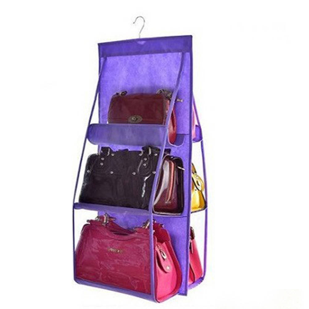 

Подвесной органайзер для сумок Hanging Purse Organizer Фиолетовый