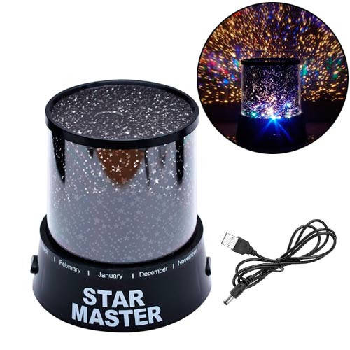 

Светильник ночник проектор звездного неба, детский Star Master