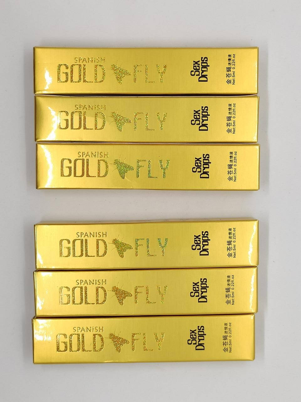 

Шпанская мушка возбуждающие капли для женщин Spanish Gold Fly Голд флай 6шт