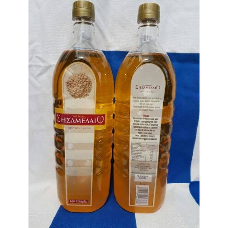 

Масло Кунжутное Греческое Не Рафинированное 1 л