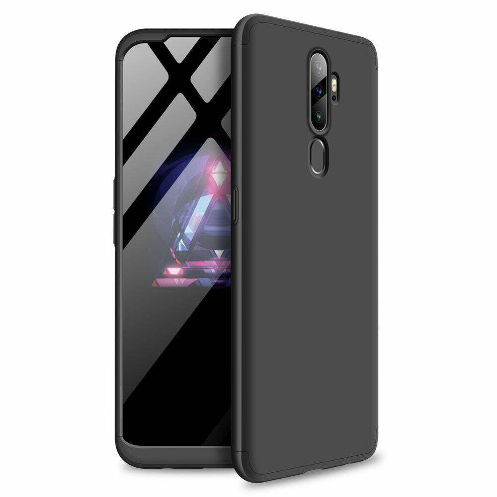 

Чехол GKK 360 для OPPO A5 2020 бампер противоударный Black, Черный