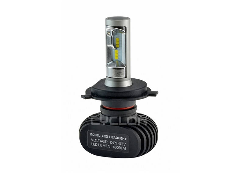 

Светодиодная лампа LED Cyclon H4 HI/LOW 5000 K / 4000 LM 1ШТ