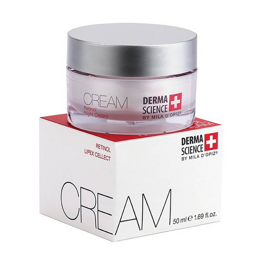 

Высокоэффективный крем Retinol Night Cream Derma Science by Mila D`Opiz Vivasan Switzerland 50 ml