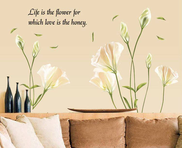 

Виниловые наклейки на стену Choyo AY9152 Суданская роза, Бежевый