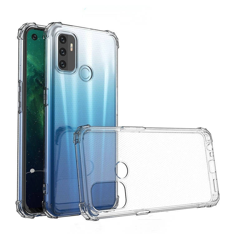 

Противоударный чехол с усиленными углами для Oppo A53 прозрачный силиконовый