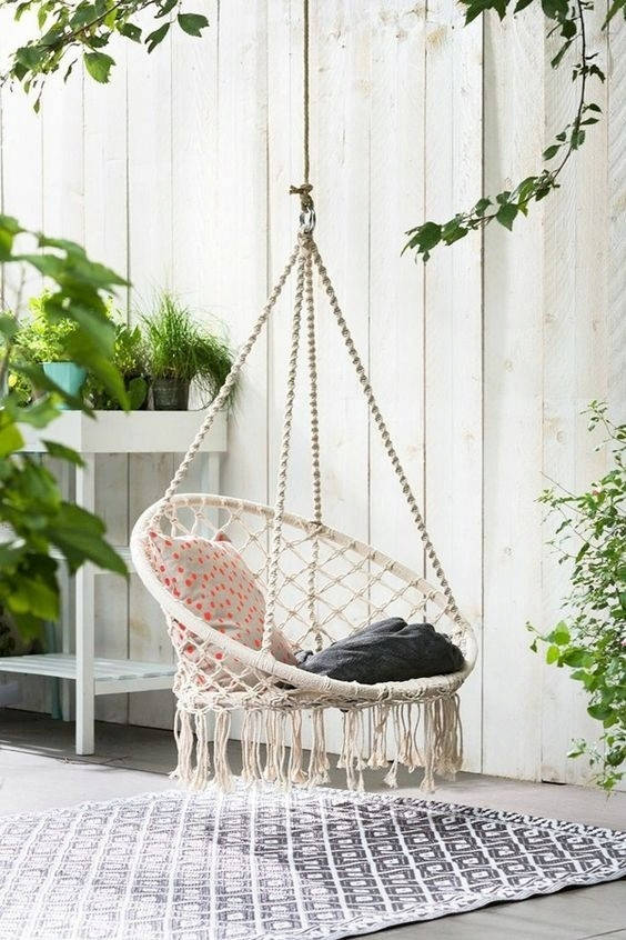 

Подвесное кресло-гойдалка BOHO, Бежевый