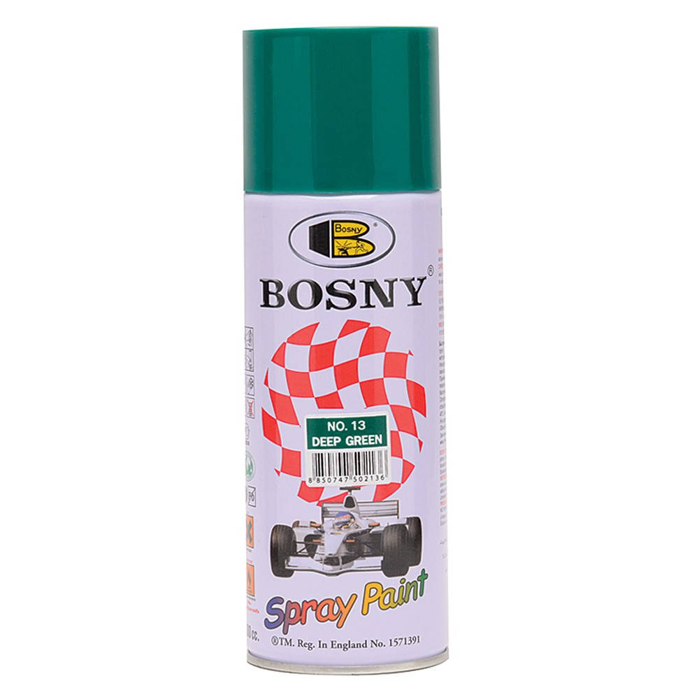 

Краска BOSNY темно зеленая 0,4л