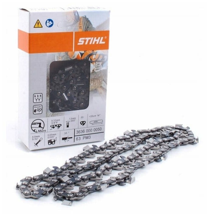 

Цепь к бензо и электропиле по твердой породе Stihl 26 зубов (52 звеньев) - Оригинал