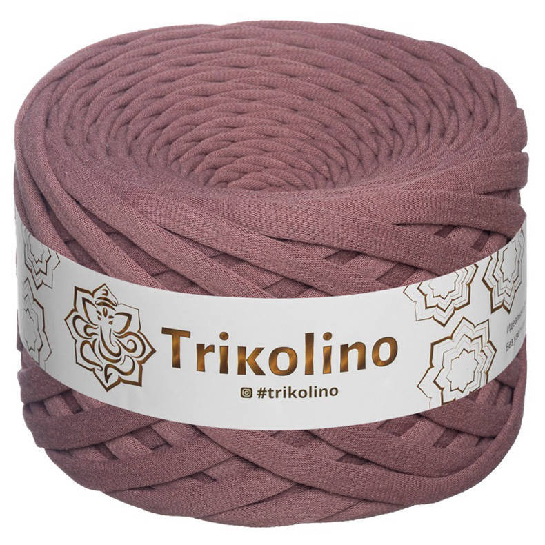 

Trikolino (Триколино) 7-9 мм 100 м Фрез Трикотажная пряжа, нитки для вязания., Розовый