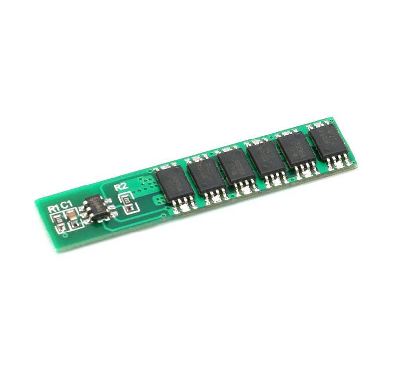 

BMS 1S (3.7v) 6-12A защитная пластина 1 лента 18650 полимерная батарея