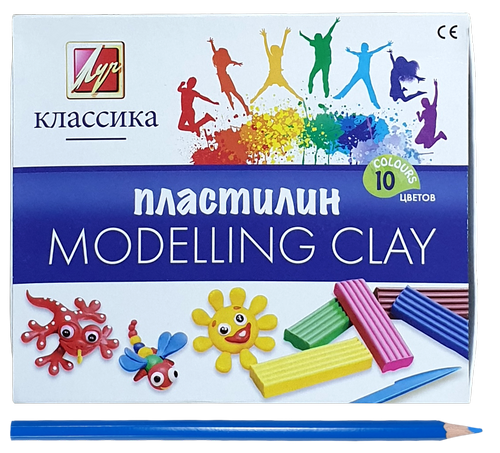 

Пластилин Луч "Классика" 10 цветов 200 гр 7С 304-08