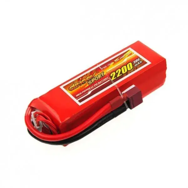

Аккумулятор Dinogy Li-Pol 2200mAh 14.8V 4S 30C 29x34x104мм T-Plug