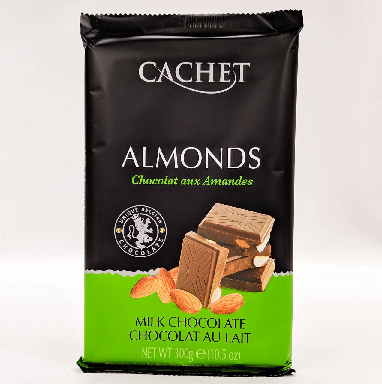 

Cachet milk chocolate Almonds 300 gramm