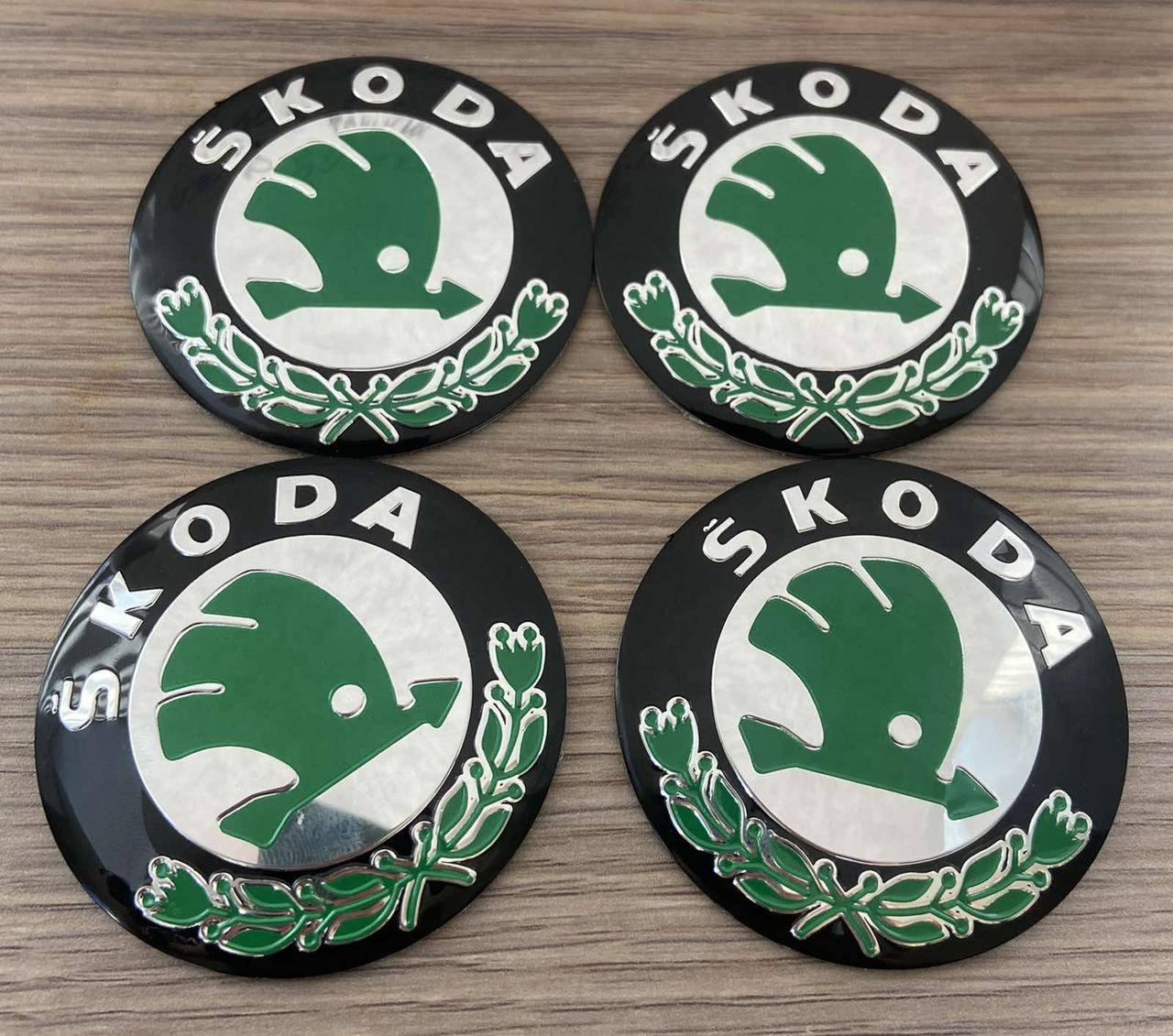 

Наклейки для колпачков с логотипом Skoda Шкода 56 мм наклейки Skoda Шкода 56 мм