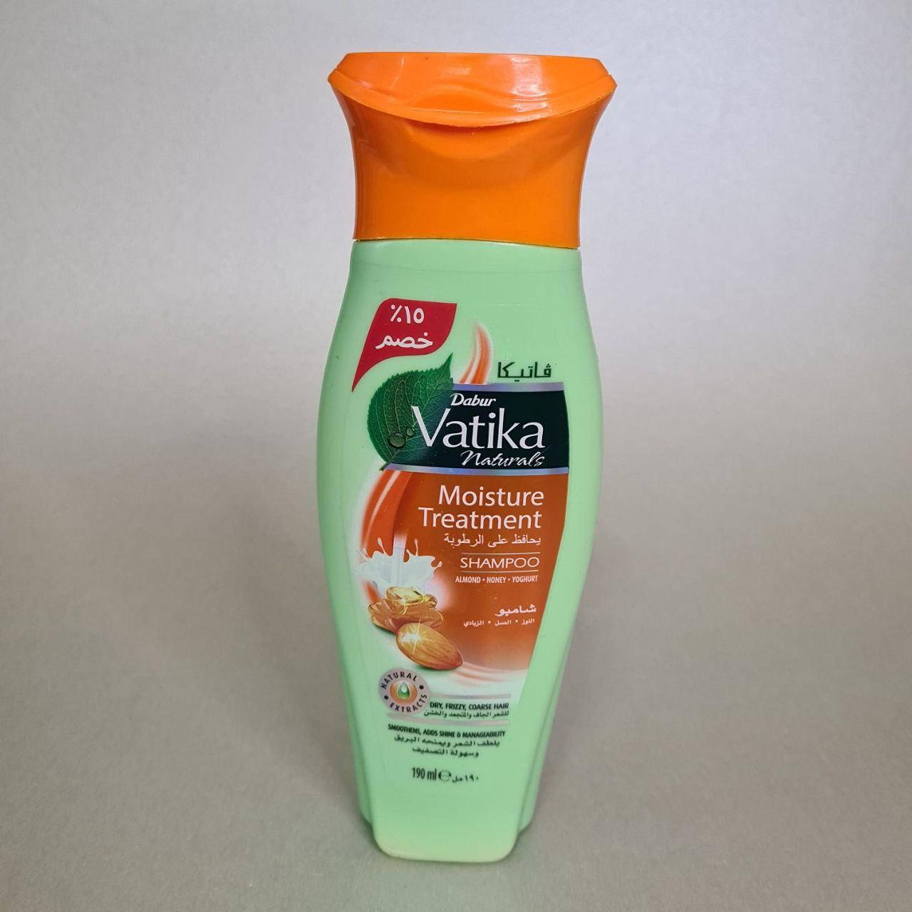 

Ватика шампунь Увлажнение Дабур, Shampoo Vatika Moisture Treatment, 200 мл, Египет