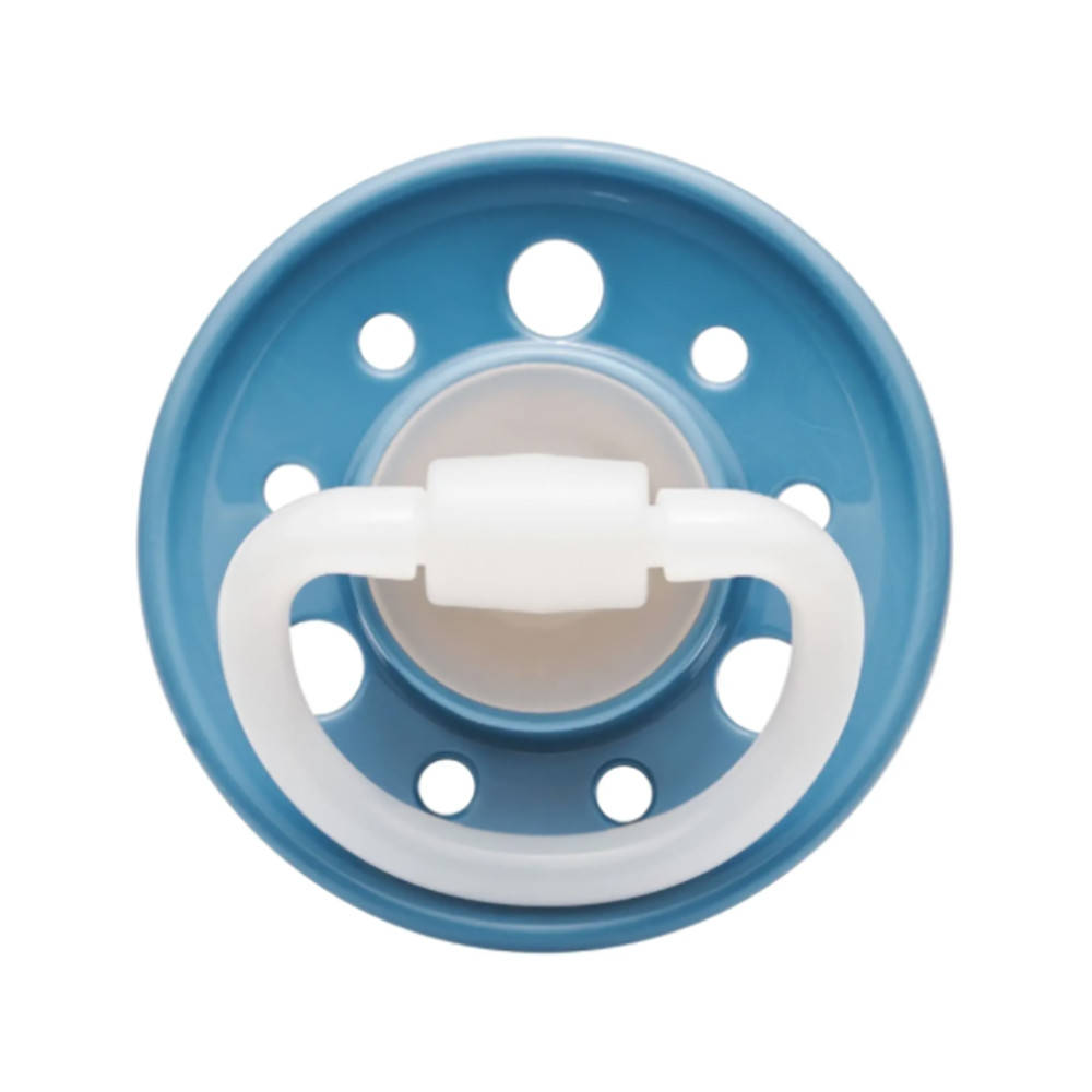 

Пустышка круглая латексная "Вишенка" (0-6 мес) синяя NIP 1 шт (4000821910089), Синий