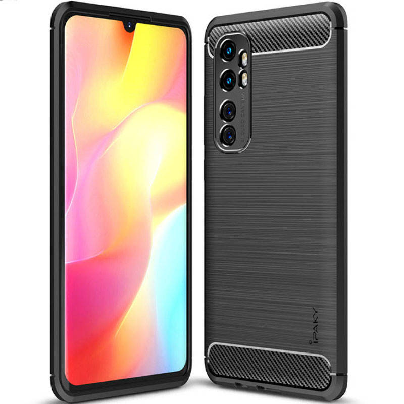 

TPU чехол iPaky Slim Series для Xiaomi Mi Note 10 Lite, Черный